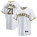 Pittsburgh Pirates Roberto Clemente Nike White Home Replica Player Name Jersey product image 1, provided for visual