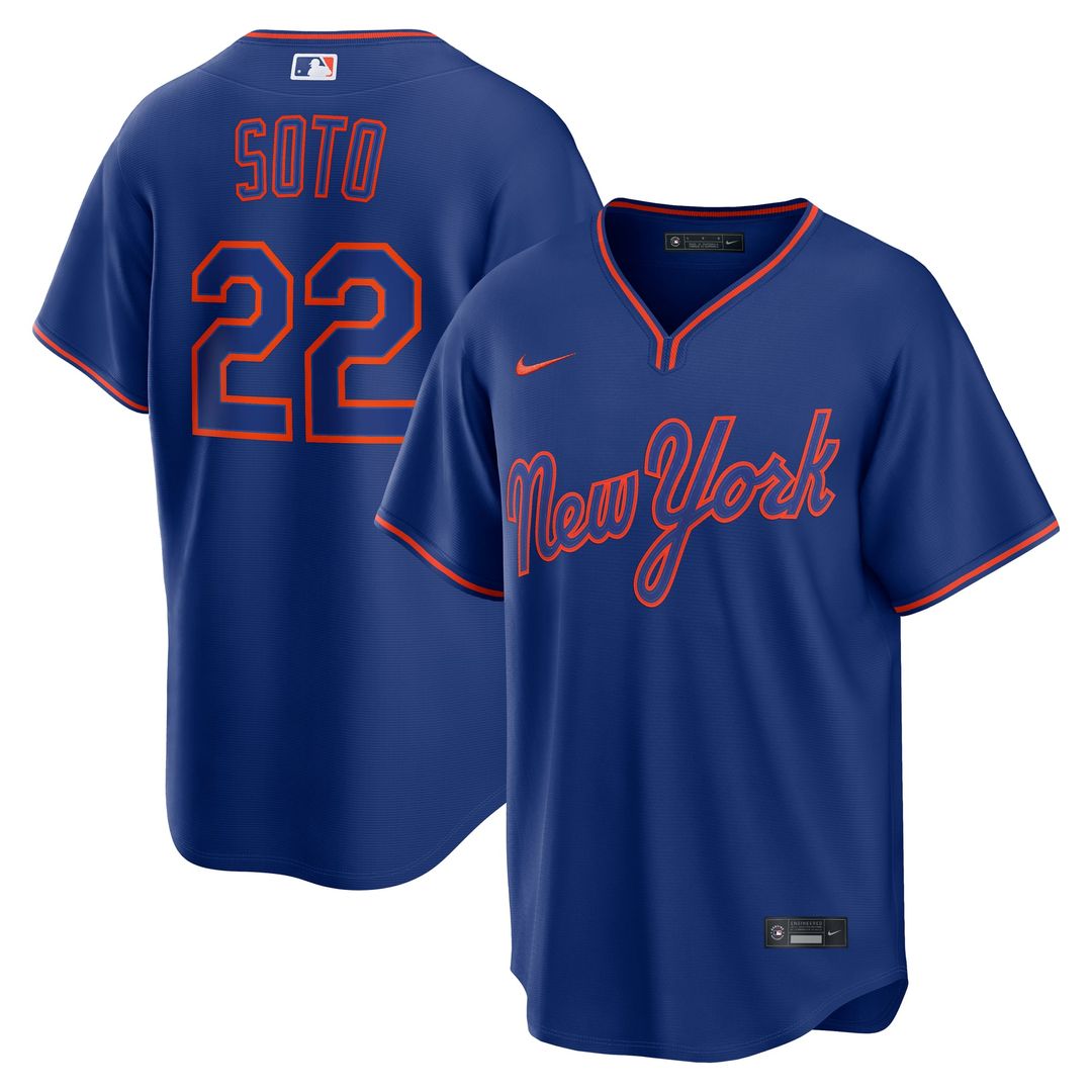 New York Mets Juan Soto Nike Gray Road Replica Jersey product image 29, provided for visual reference and product detail