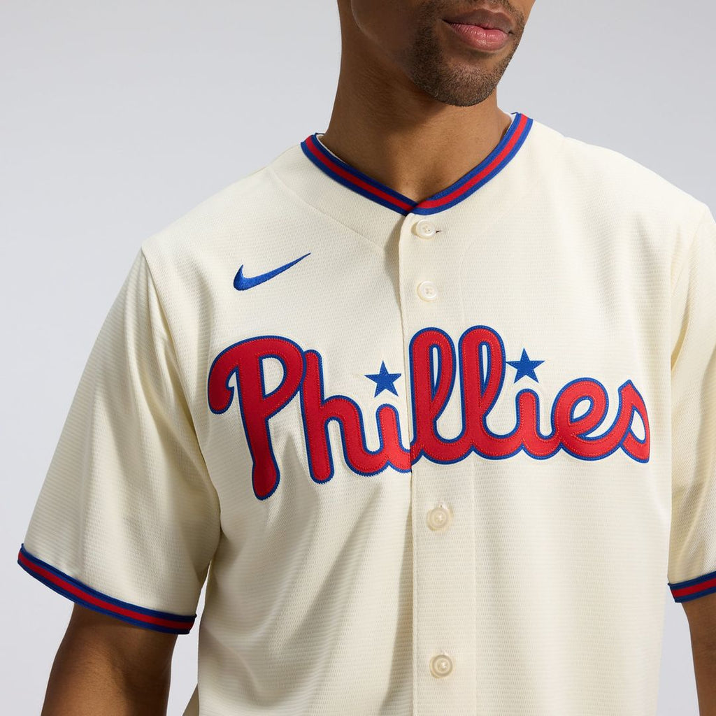 Philadelphia Phillies Nike Cream Alternate Replica Jersey product image 21, provided for visual reference and product detail