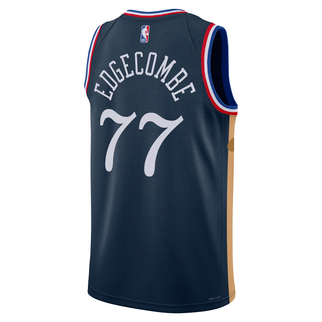 Philadelphia 76ers Nike 2025/26 City Edition Swingman Jersey - Navy - VJ Edgecombe - Unisex product image 4, provided for