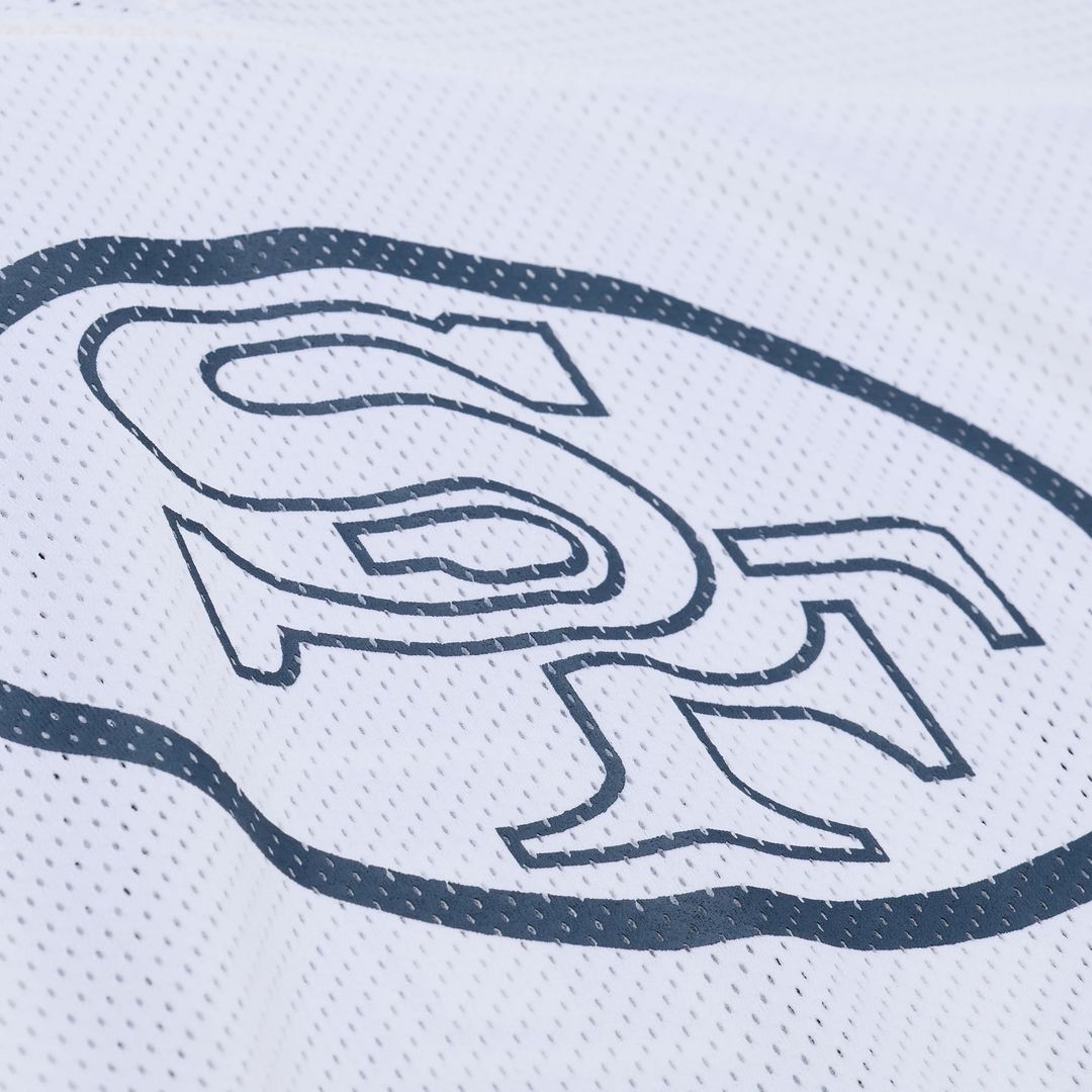Unisex San Francisco 49ers Joe Montana Mitchell & Ness x Levi's White Legacy Jersey product image 6, provided for visual