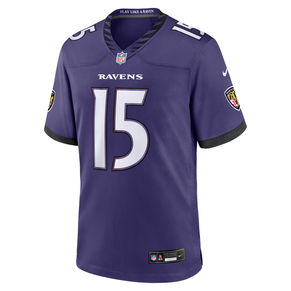 Baltimore Ravens Mike Green Nike Purple Team Game Jersey product image 2, provided for visual reference and product detail