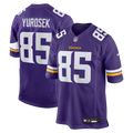 Minnesota Vikings Ben Yurosek Nike Purple Team Game Jersey product image 1, provided for visual reference and product detail