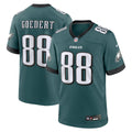 Philadelphia Eagles Dallas Goedert Nike Midnight Green Team Game Jersey product image 1, provided for visual reference and