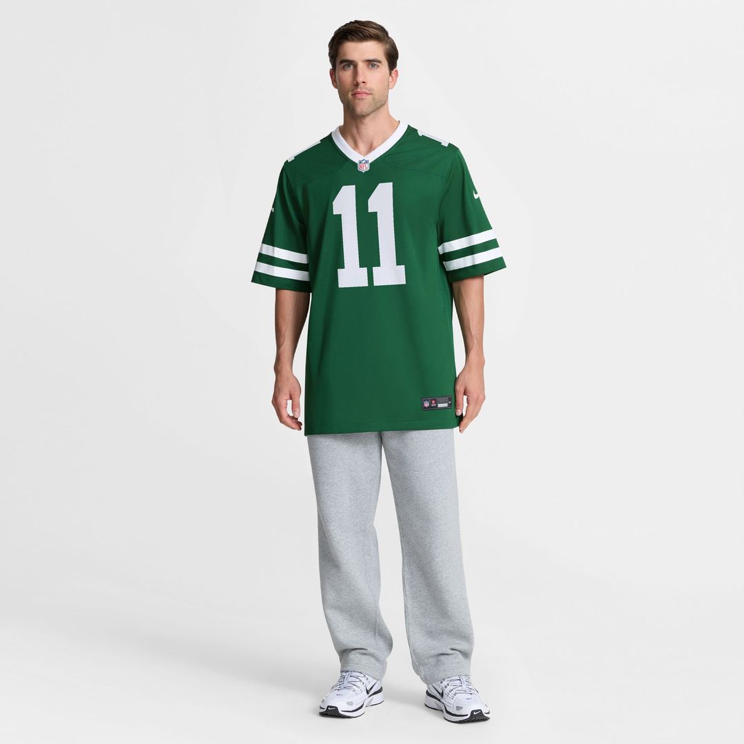 New York Jets Omar Cooper Jr. Nike Green Team Game Jersey product image 2, provided for visual reference and product detail