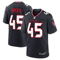 Houston Texans E.J. Speed Nike Navy Team Game Jersey product image 1, provided for visual reference and product detail review