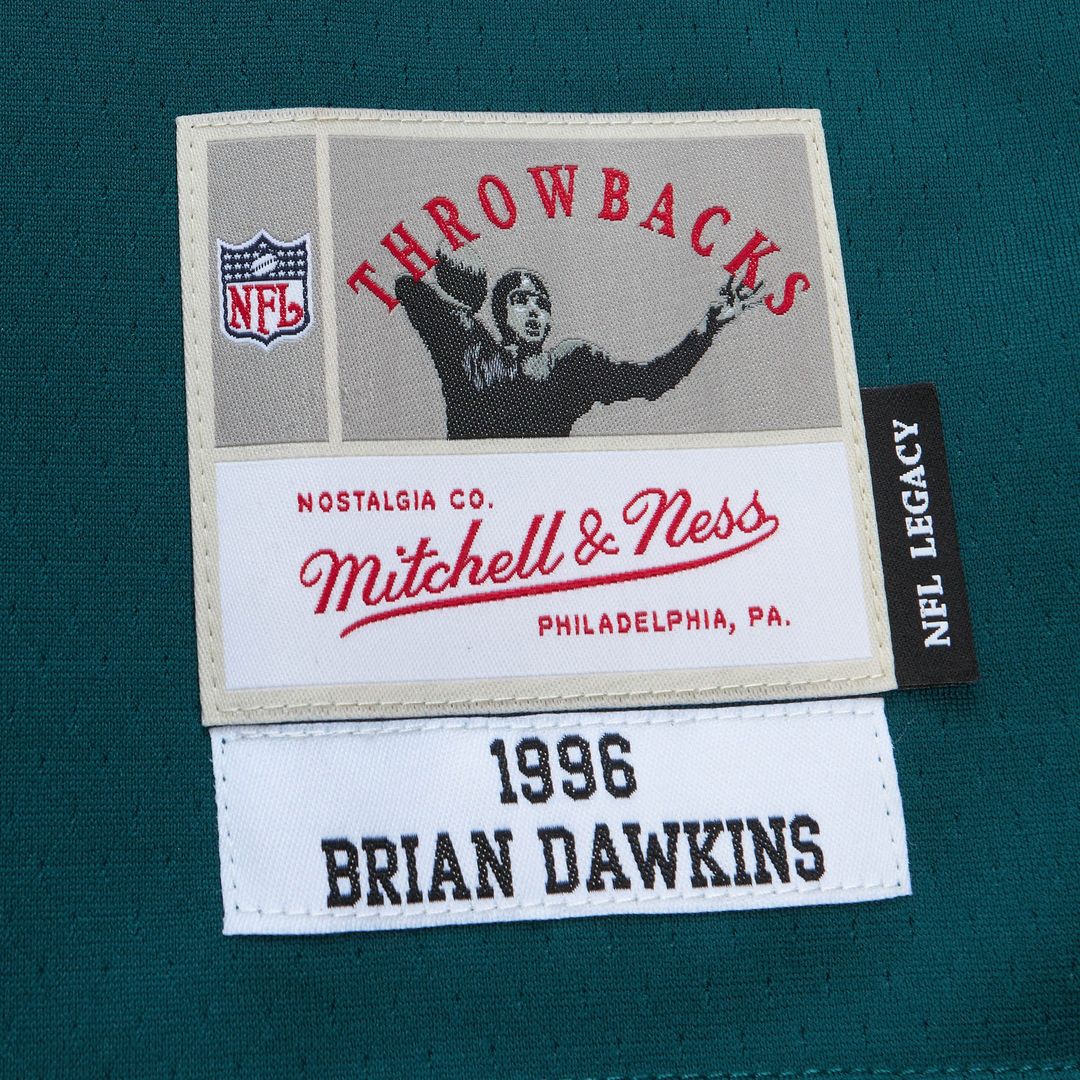 Philadelphia Eagles Brian Dawkins Mitchell & Ness Green Legacy Replica Jersey product image 10, provided for visual