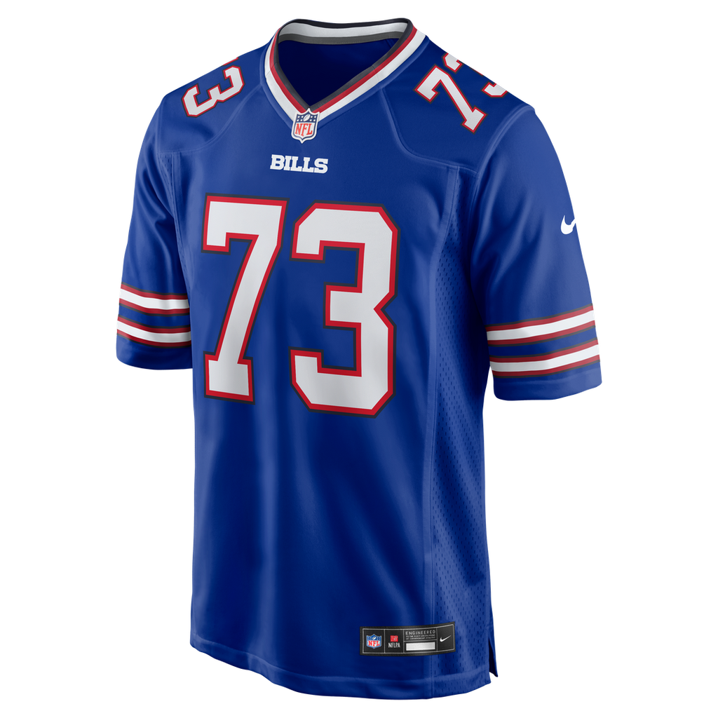 Buffalo Bills Dion Dawkins Nike Royal Game Player Jersey product image 2, provided for visual reference and product detail