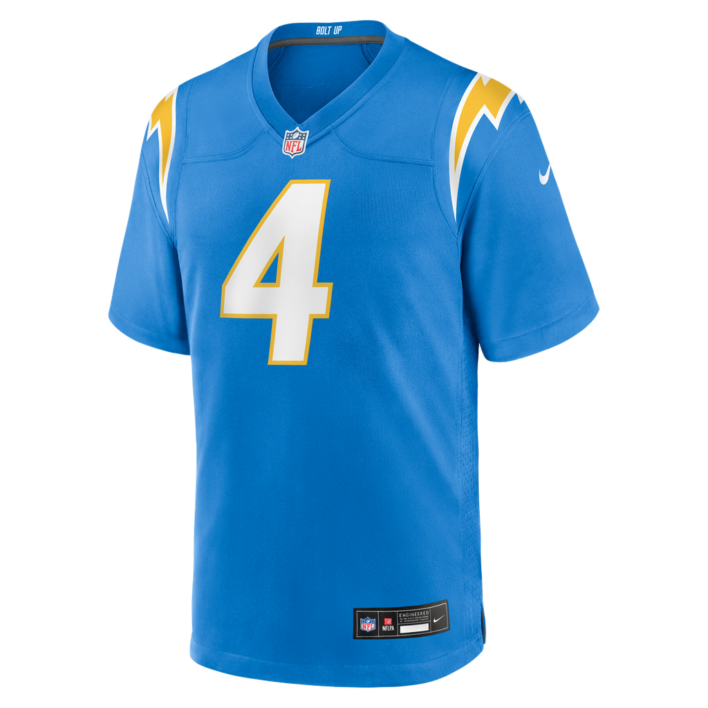 Los Angeles Chargers Tarheeb Still Nike Powder Blue Team Game Jersey product image 2, provided for visual reference and