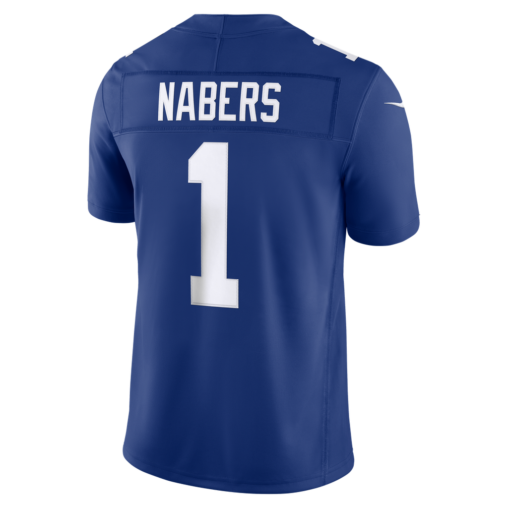 New York Giants Malik Nabers Nike Royal Team Vapor F.U.S.E. Stitched Limited Jersey product image 7, provided for visual