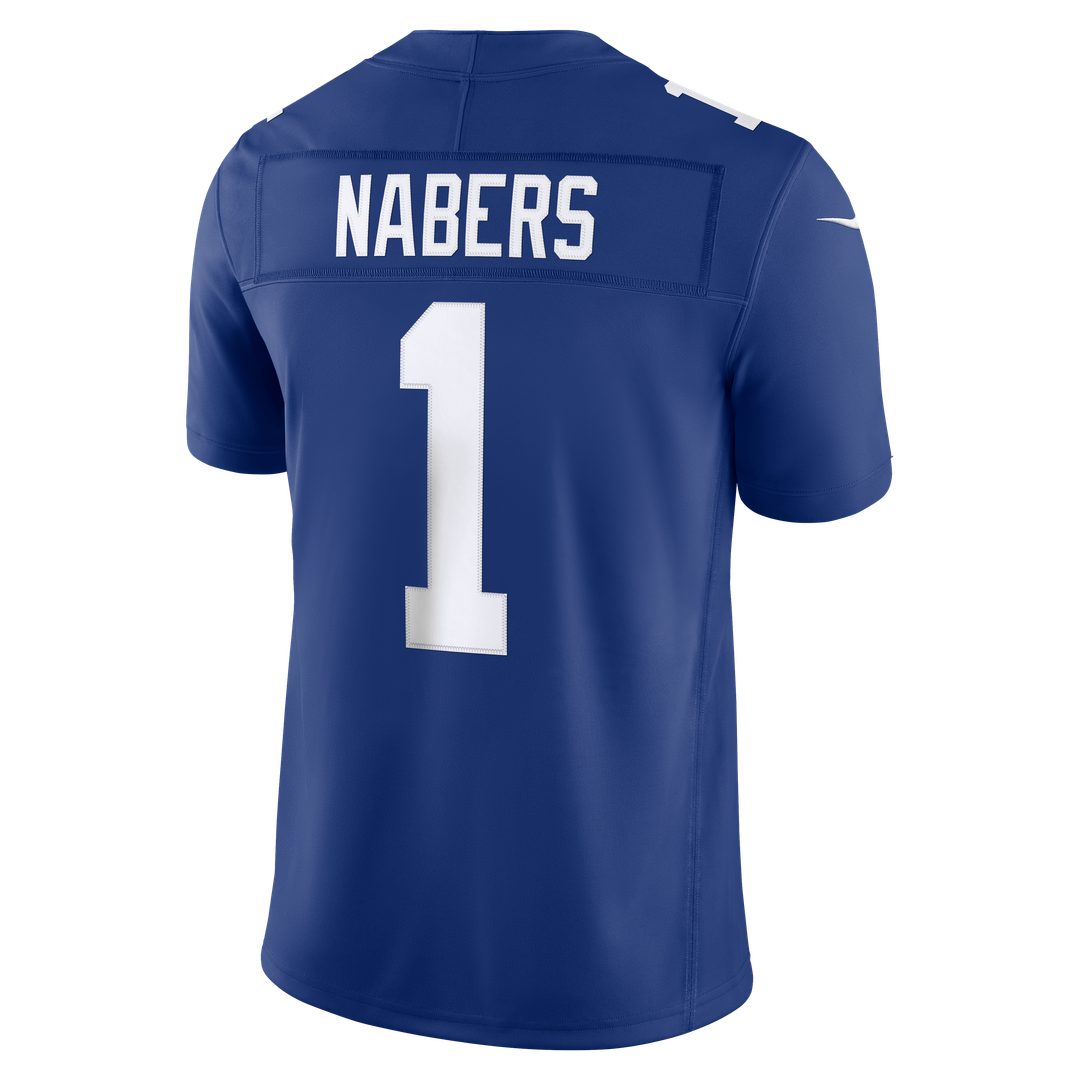 New York Giants Malik Nabers Nike Royal Team Vapor F.U.S.E. Stitched Limited Jersey product image 7, provided for visual