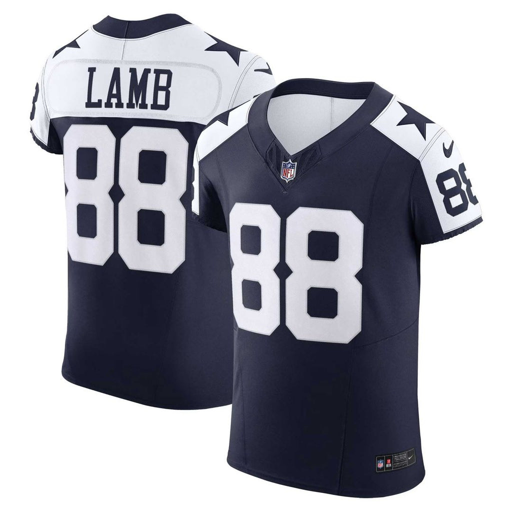 Dallas Cowboys CeeDee Lamb Nike Navy Alternate Vapor F.U.S.E. Elite Jersey product image 1, provided for visual reference