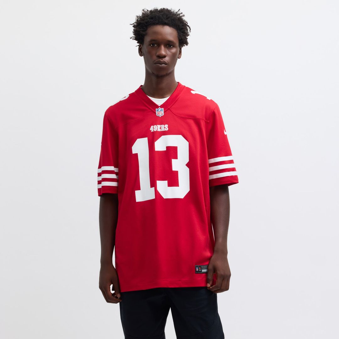 San Francisco 49ers Brock Purdy Nike White Game Player Jersey product image 10, provided for visual reference and product
