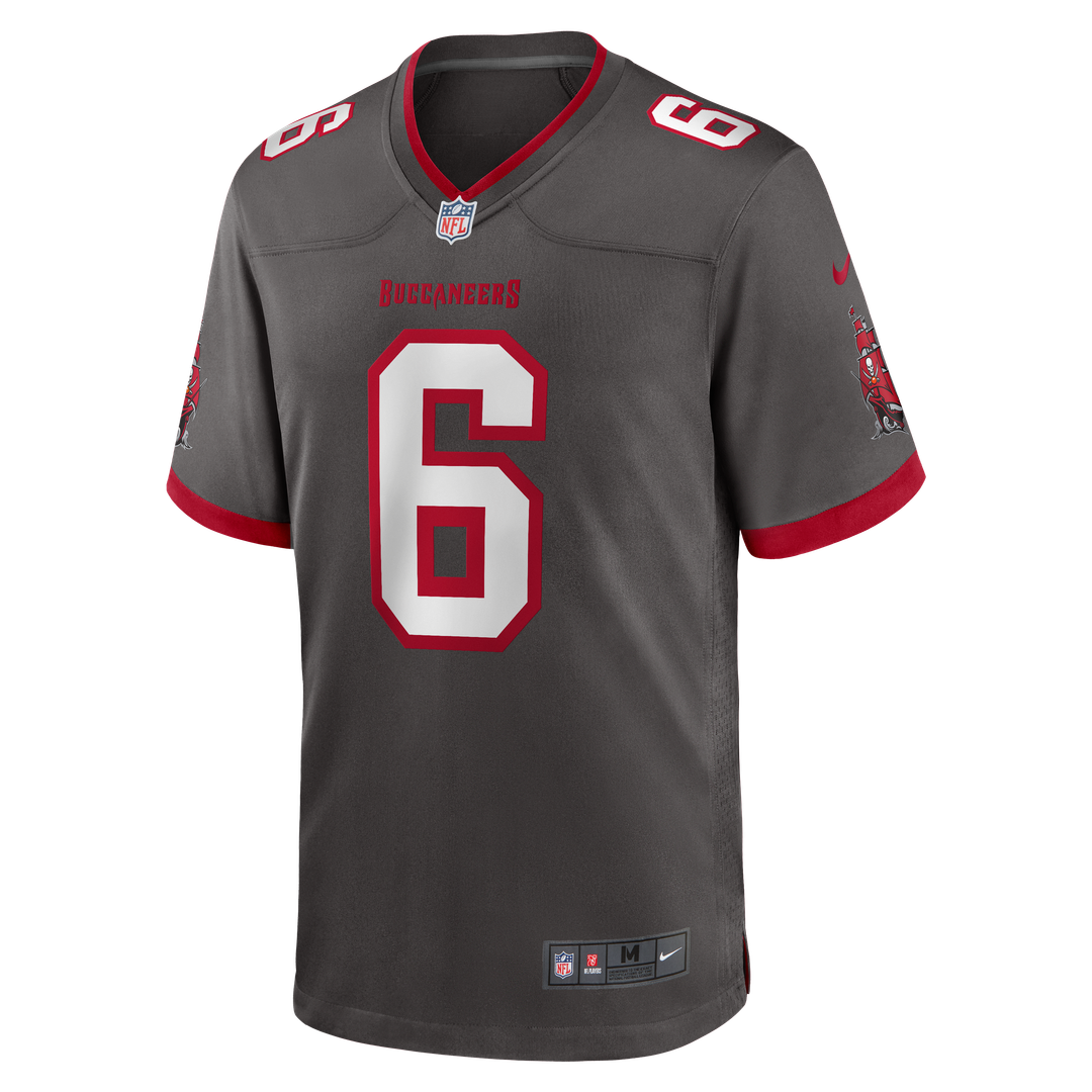 Tampa Bay Buccaneers Baker Mayfield Nike White Away Game Jersey product image 32, provided for visual reference and product