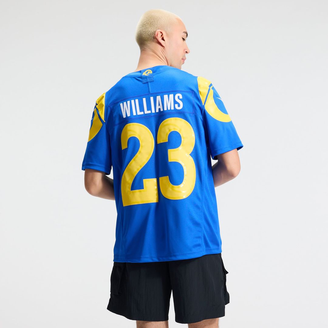 Los Angeles Rams Kyren Williams Nike Classic Sol Vapor F.U.S.E. Stitched Limited Jersey product image 9, provided for visual