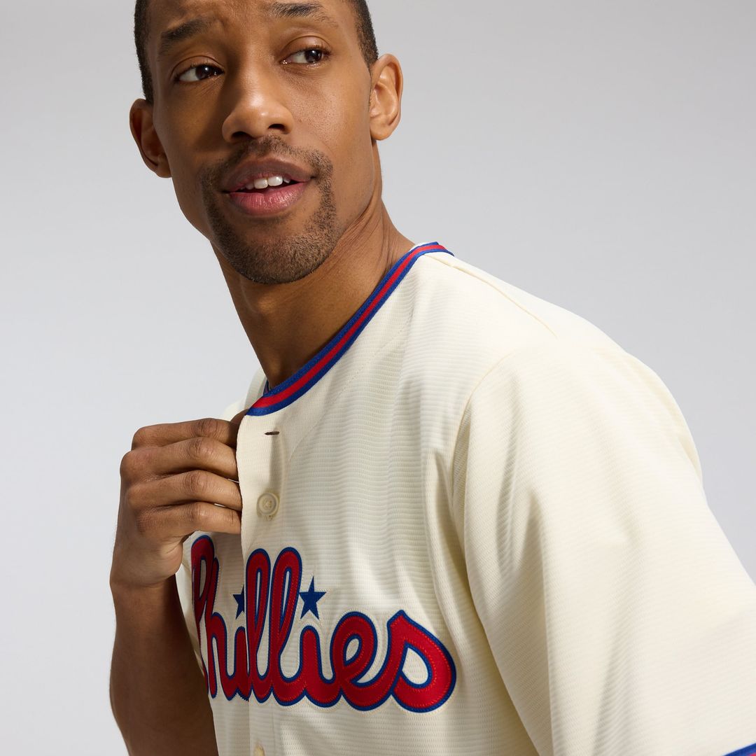 Philadelphia Phillies Nike Cream Alternate Replica Jersey product image 9, provided for visual reference and product detail