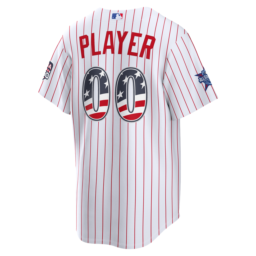 2026 All-Star Edition Stars & Stripes Philadelphia Phillies Nike White Stadium Pick-A-Player Jersey product image 3,