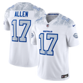 Buffalo Bills Josh Allen Nike White Rivalries Collection Stitched Limited Jersey product image 1, provided for visual