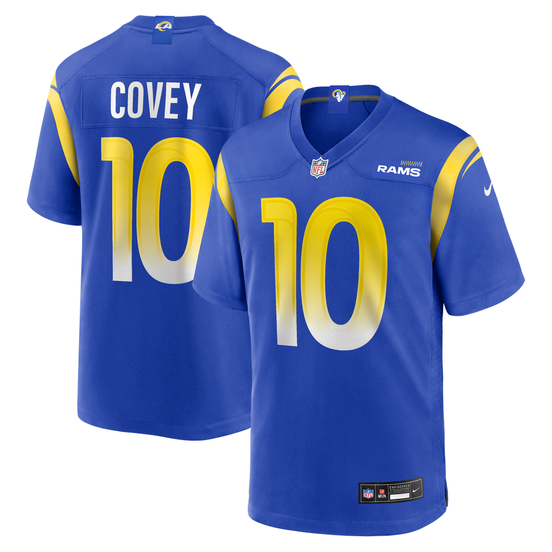 Los Angeles Rams Britain Covey Nike Royal Team Game Jersey product image 1, provided for visual reference and product detail