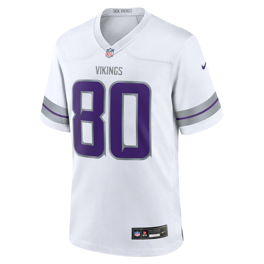 Minnesota Vikings Cris Carter Nike White Alternate Retired Player Game Jersey product image 2, provided for visual reference