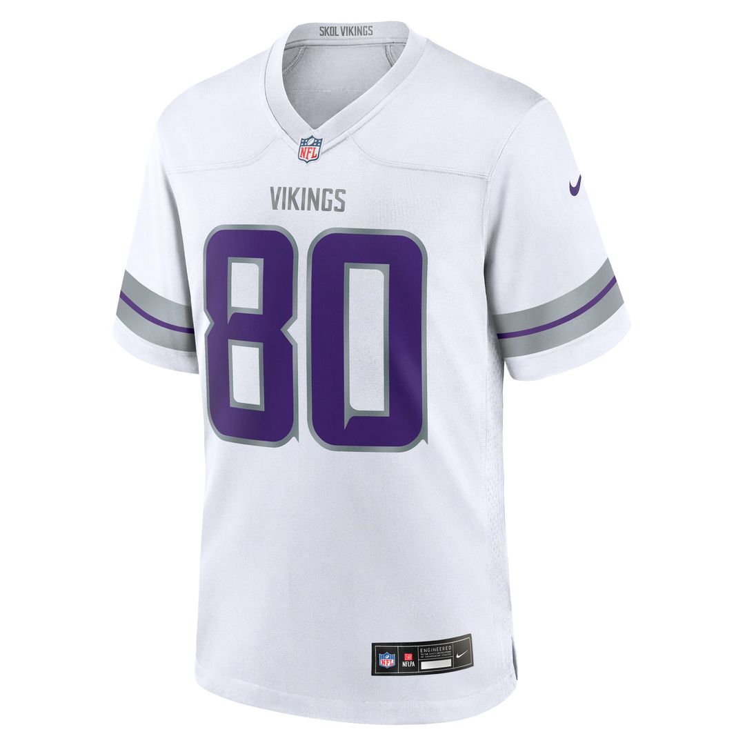 Minnesota Vikings Cris Carter Nike White Alternate Retired Player Game Jersey product image 2, provided for visual reference