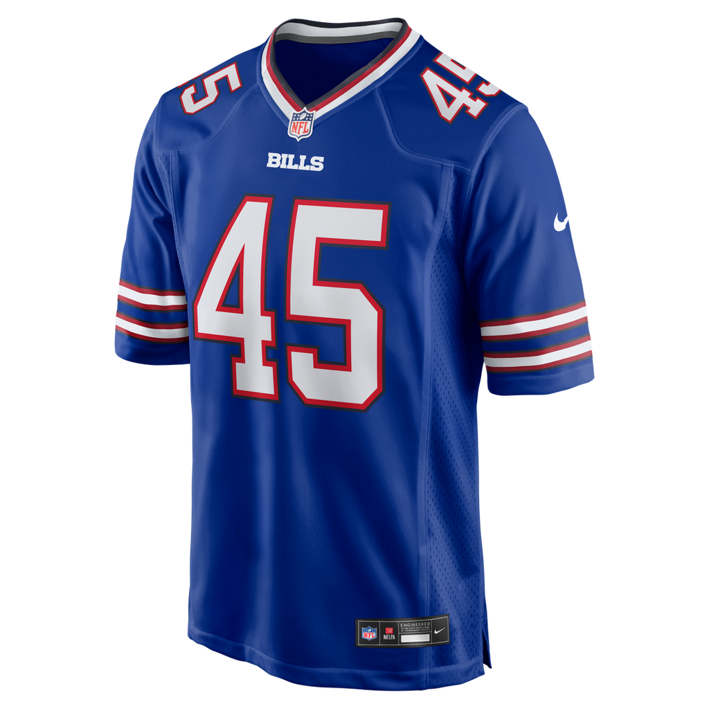 Buffalo Bills Shaq Thompson Nike Royal Team Game Jersey product image 2, provided for visual reference and product detail