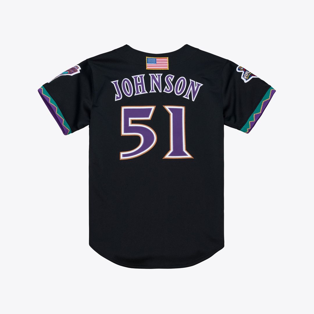Arizona Diamondbacks Randy Johnson Mitchell & Ness Black 2001 Authentic Jersey product image 2, provided for visual