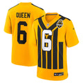 Pittsburgh Steelers Patrick Queen Nike Gold Alternate 1933 Throwback Game Jersey product image 1, provided for visual