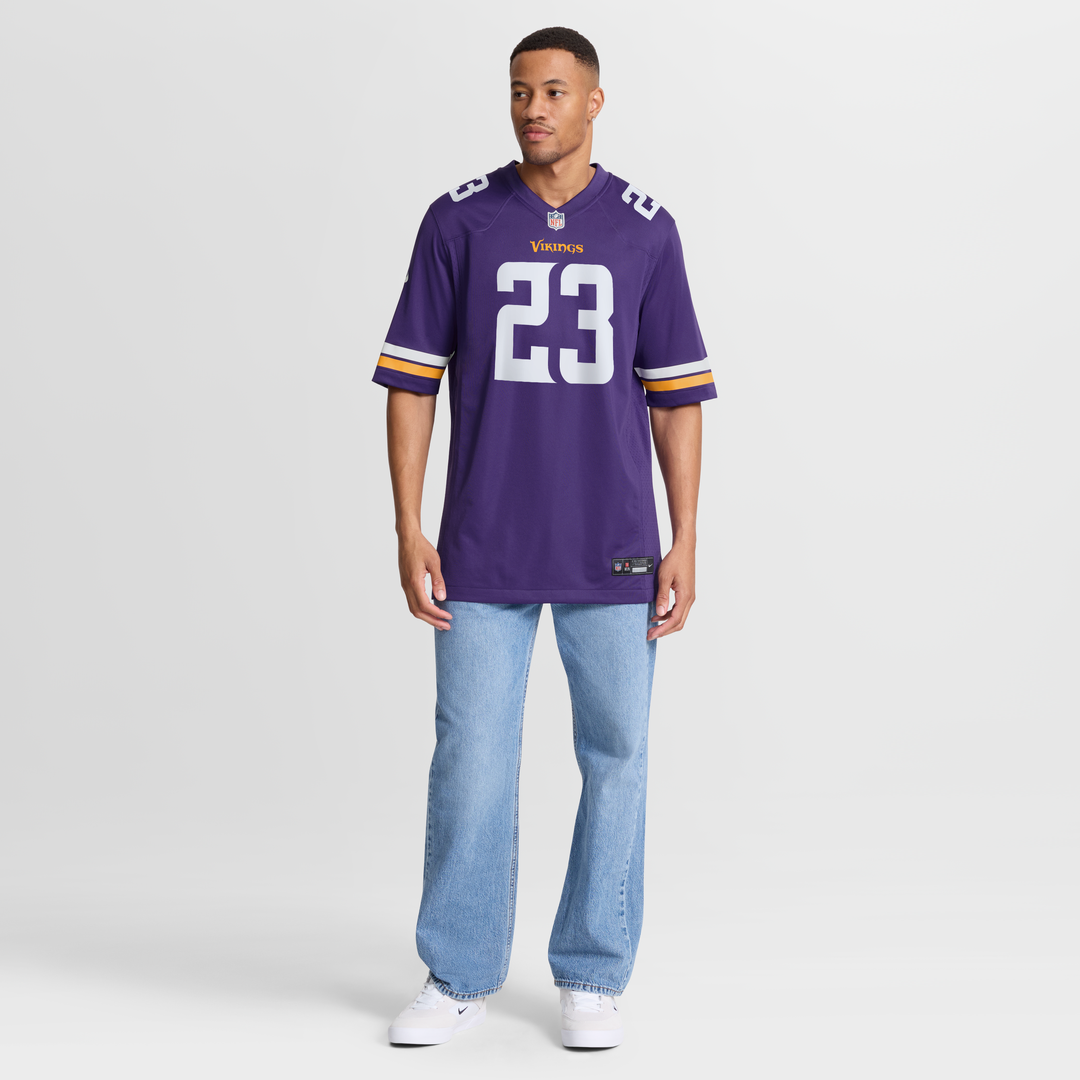 Minnesota Vikings Andrew Booth Jr. Nike Purple Player Game Jersey product image 7, provided for visual reference and product