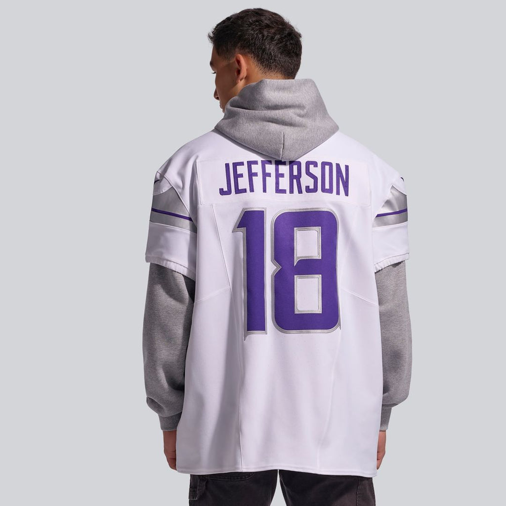 Minnesota Vikings Justin Jefferson Nike White Alternate Vapor F.U.S.E. Elite Player Jersey product image 3, provided for