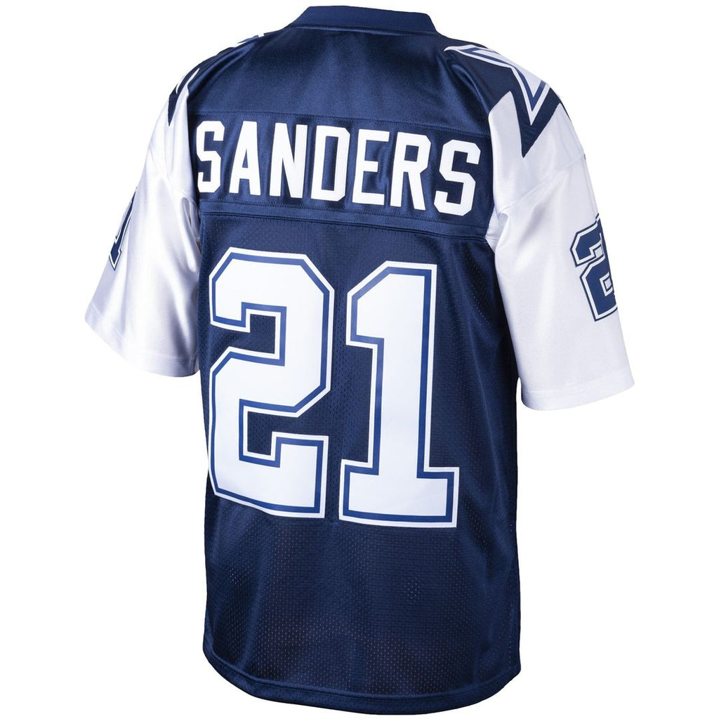 Dallas Cowboys Deion Sanders Mitchell & Ness Navy Big & Tall 1995 Retired Player Replica Jersey product image 3, provided