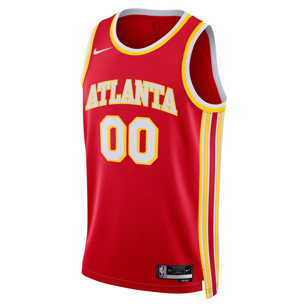 Atlanta Hawks Nike Icon Swingman Jersey - Custom - Unisex product image 2, provided for visual reference and product detail