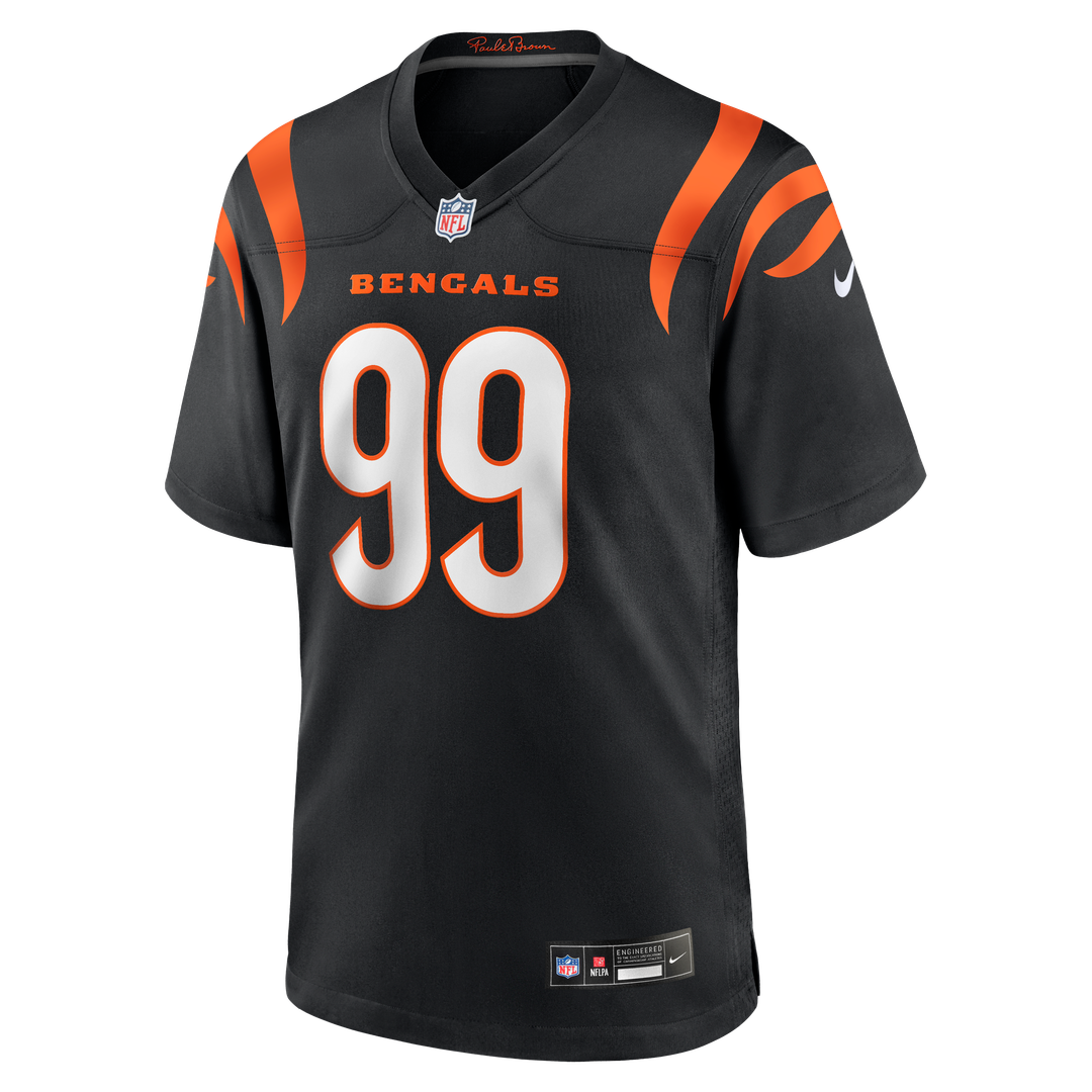 Cincinnati Bengals Myles Murphy Nike Black Game Jersey product image 2, provided for visual reference and product detail