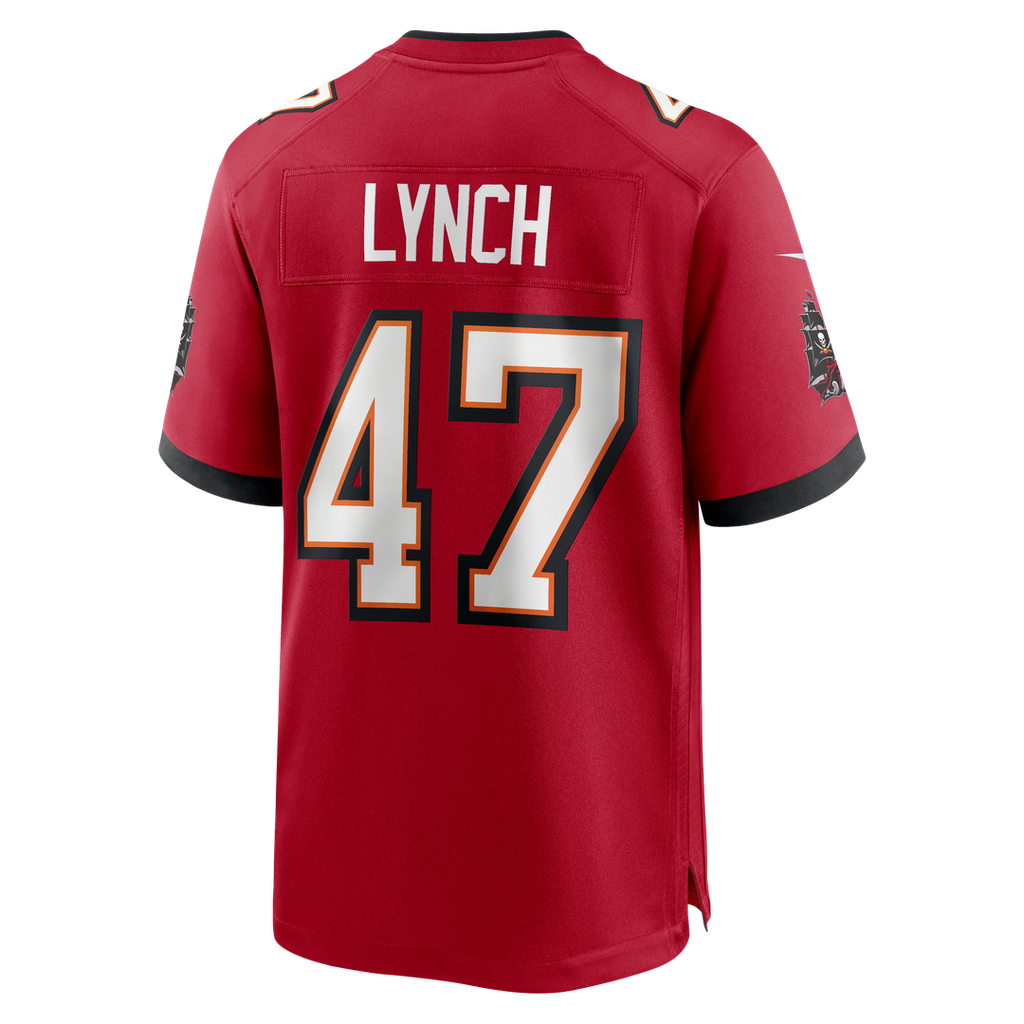 Tampa Bay Buccaneers John Lynch Nike Red Game Retired Player Jersey product image 3, provided for visual reference and