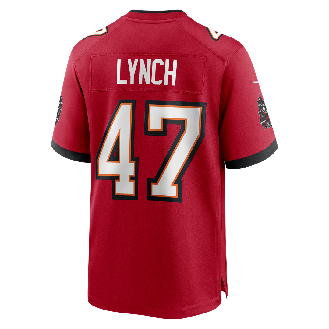 Tampa Bay Buccaneers John Lynch Nike Red Game Retired Player Jersey product image 3, provided for visual reference and