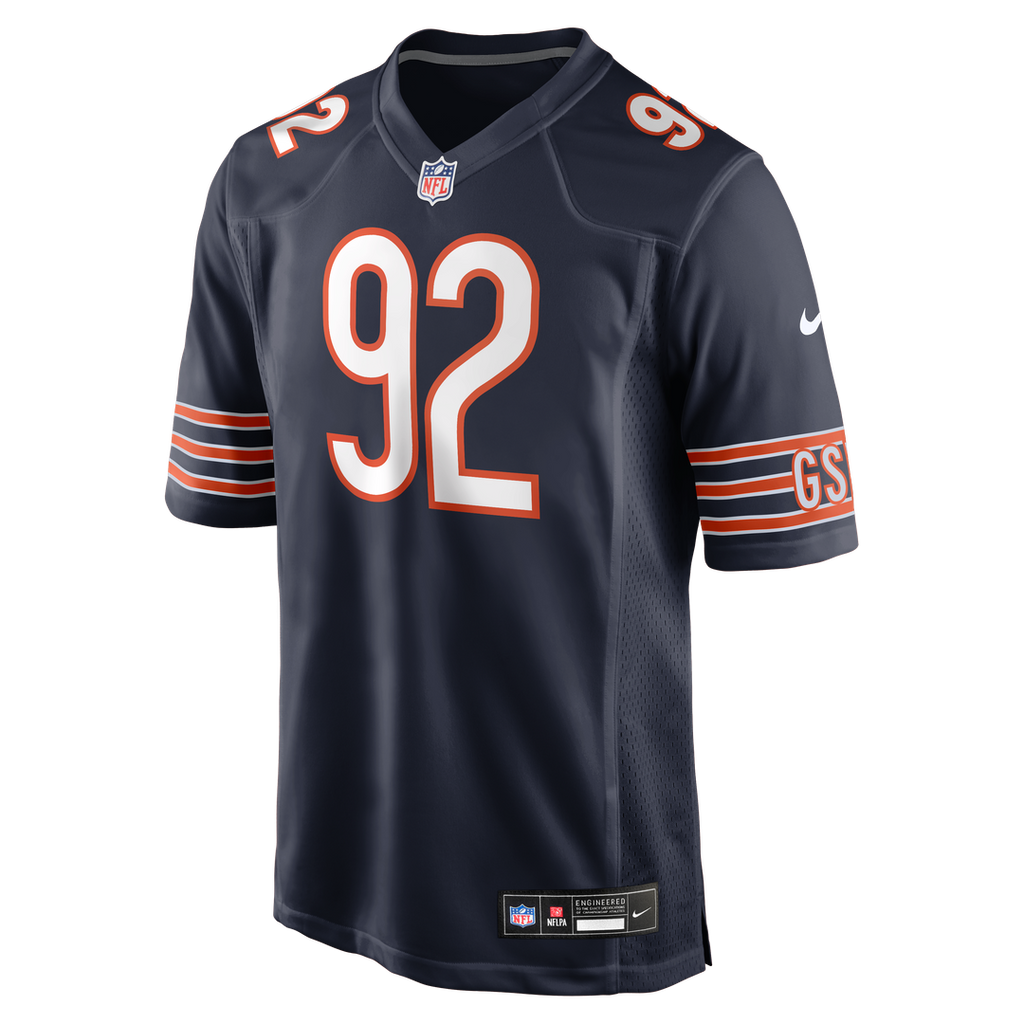 Chicago Bears Daniel Hardy Nike Navy Team Game Jersey product image 2, provided for visual reference and product detail
