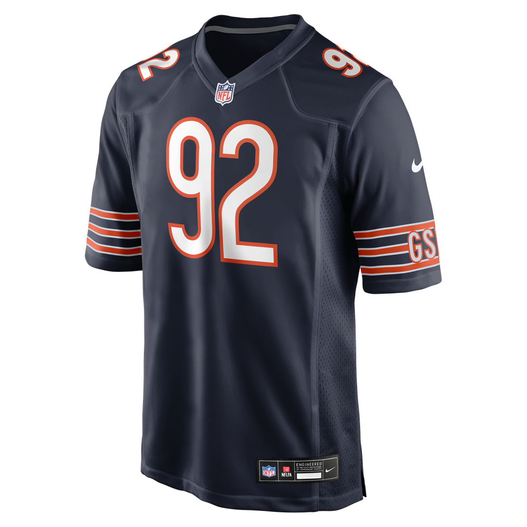 Chicago Bears Daniel Hardy Nike Navy Team Game Jersey product image 2, provided for visual reference and product detail