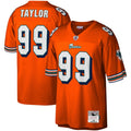 Miami Dolphins Jason Taylor Mitchell & Ness Orange Big & Tall 2004 Retired Player Replica Jersey product image 1, provided