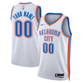 Oklahoma City Thunder Nike Association Swingman Jersey - Custom - Unisex product image 1, provided for visual reference and