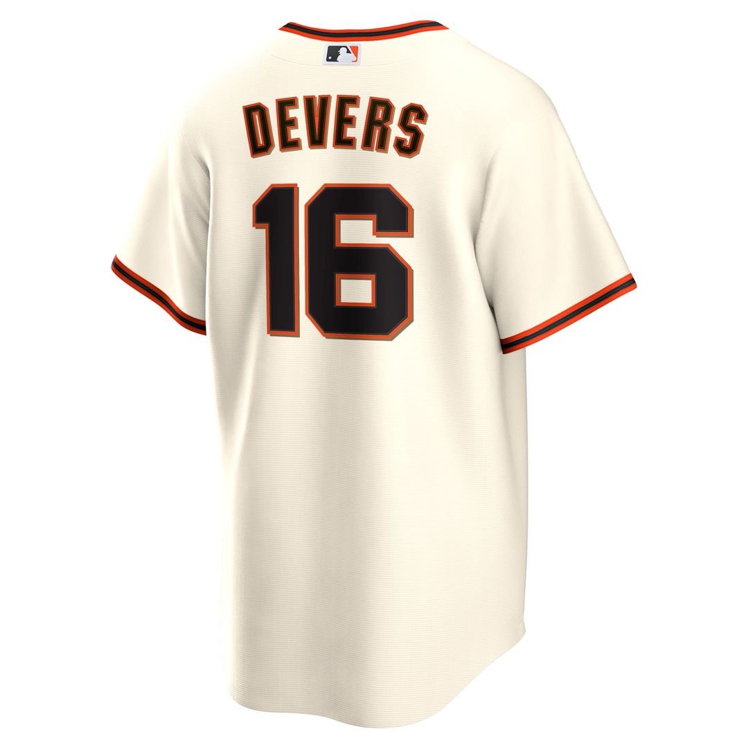 San Francisco Giants Rafael Devers Nike White Home Replica Player Jersey product image 3, provided for visual reference and