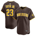 San Diego Padres Fernando Tatis Jr. Nike Brown Road Limited Player Jersey product image 1, provided for visual reference and