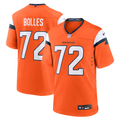 Denver Broncos Garett Bolles Nike Orange Team Game Jersey product image 1, provided for visual reference and product detail