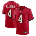 Tampa Bay Buccaneers Chase McLaughlin Nike Red Game Player Jersey product image 1, provided for visual reference and product