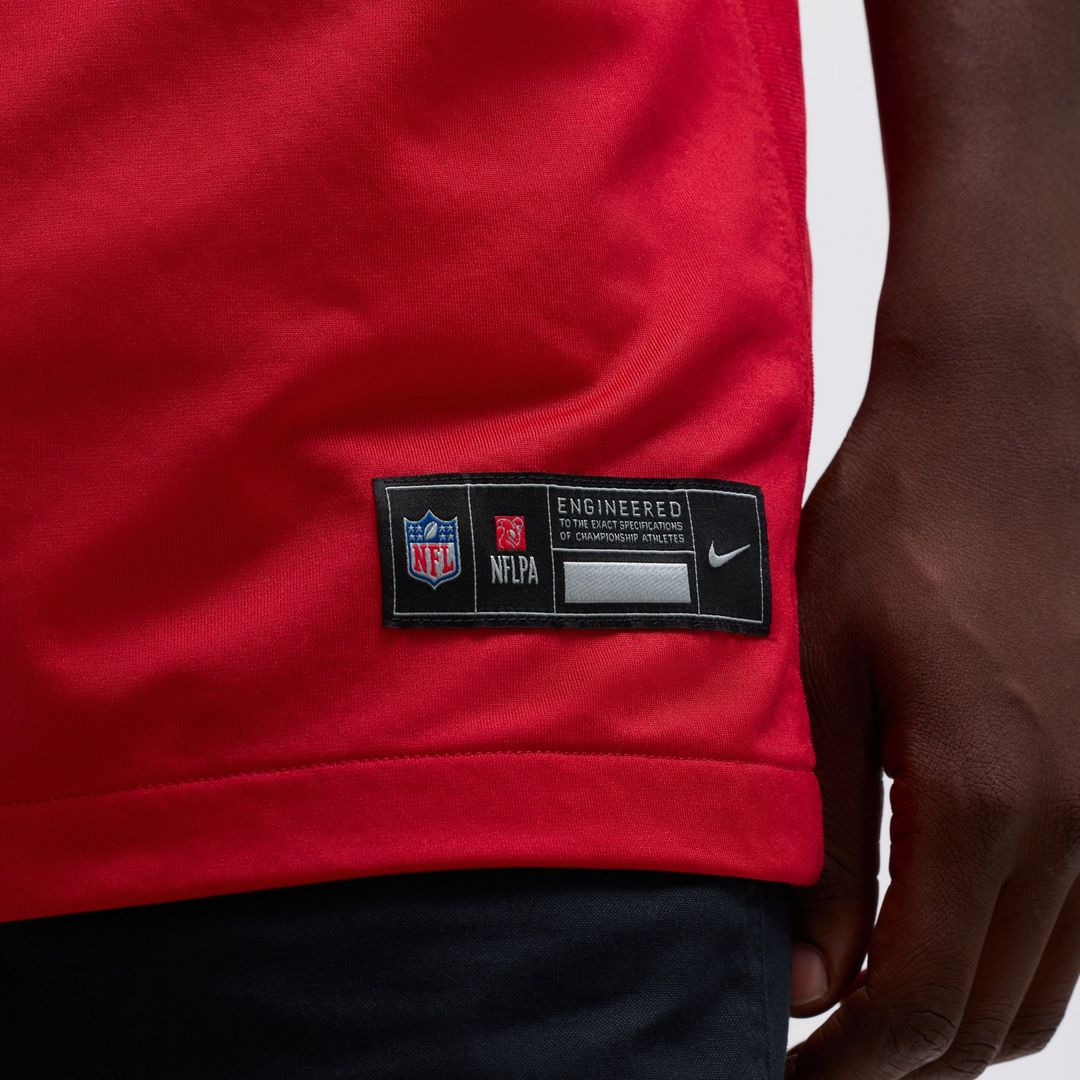 San Francisco 49ers Brock Purdy Nike Scarlet Game Player Jersey product image 19, provided for visual reference and product