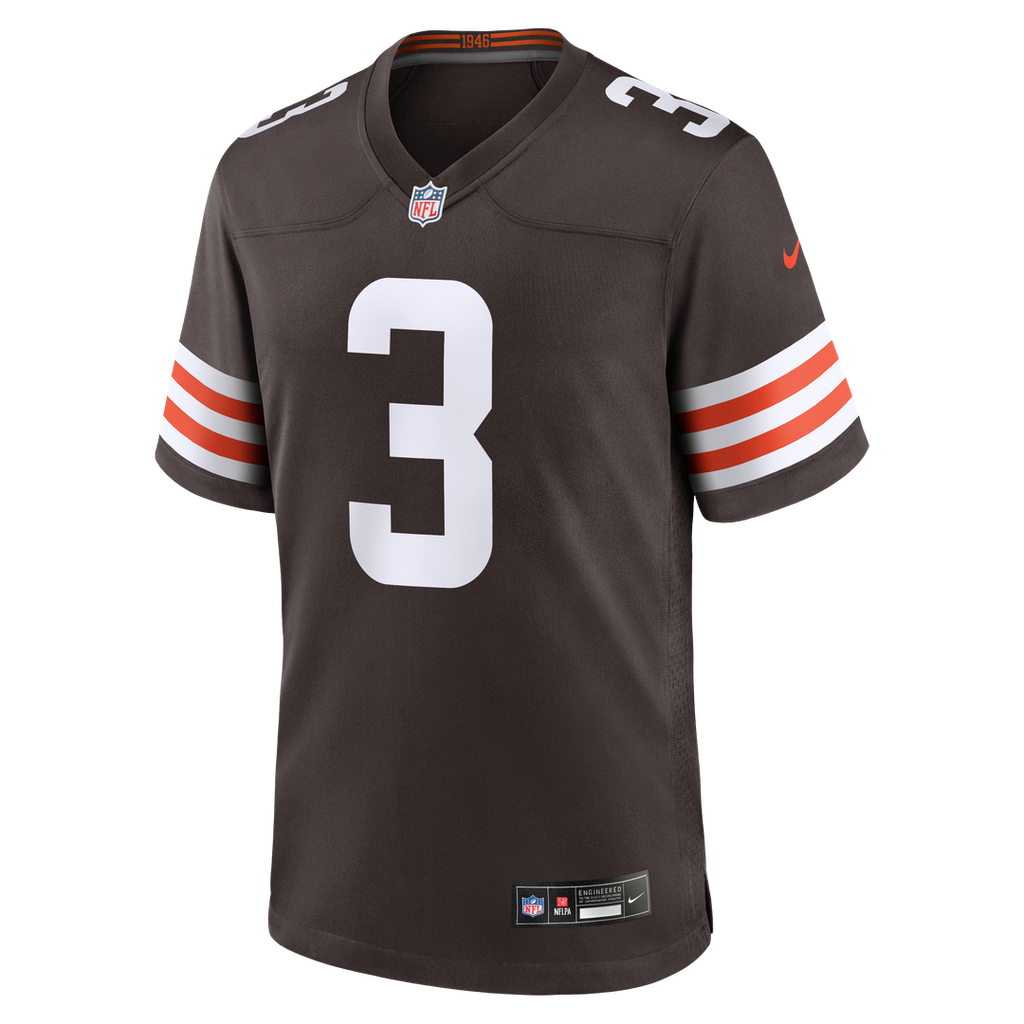 Cleveland Browns Marquise Goodwin Nike Brown Team Game Jersey product image 2, provided for visual reference and product