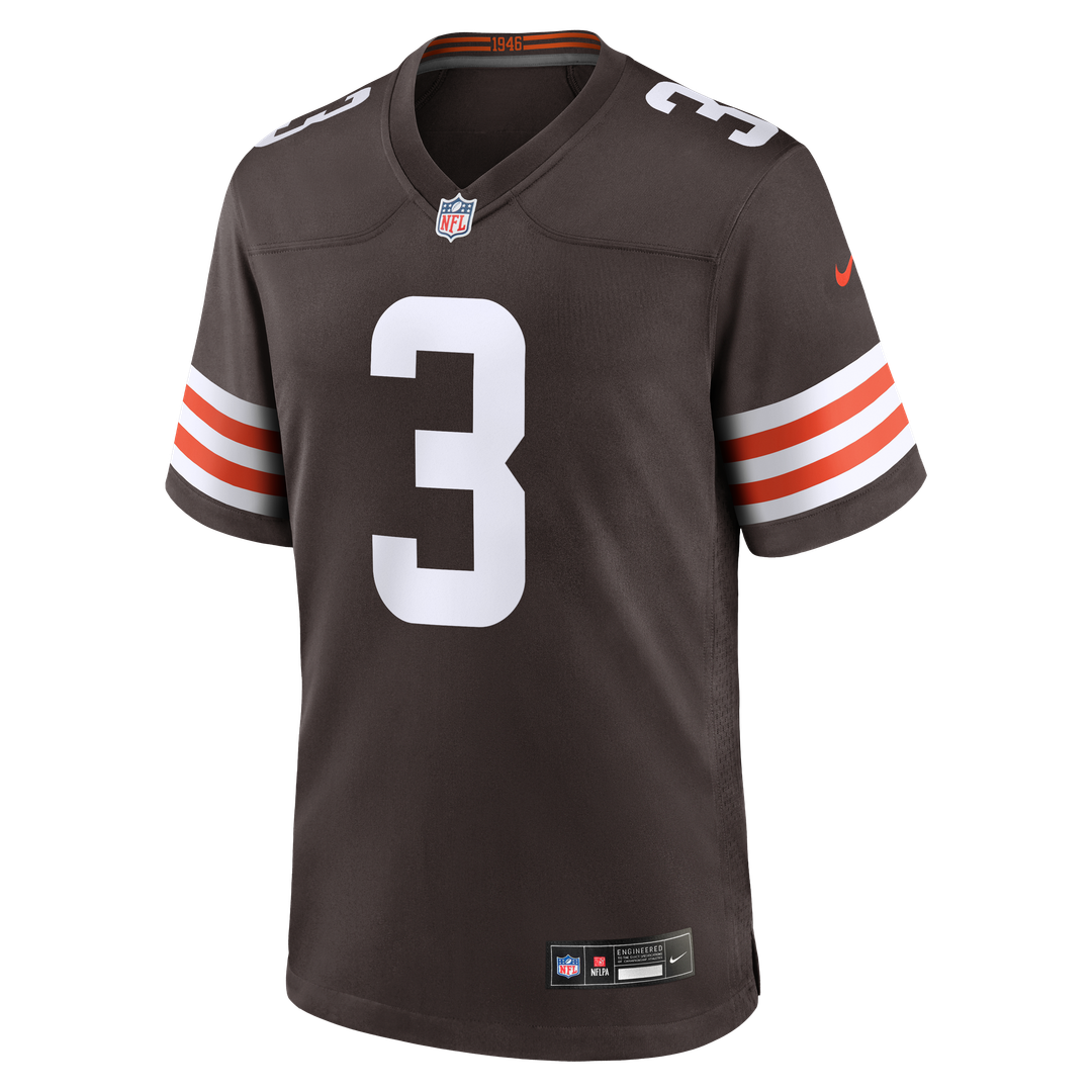 Cleveland Browns Marquise Goodwin Nike Brown Team Game Jersey product image 2, provided for visual reference and product
