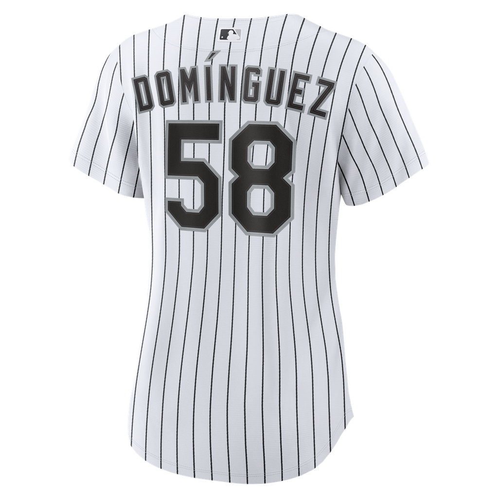 Chicago White Sox Seranthony Domínguez Nike White Home Replica Jersey for Women product image 3, provided for visual