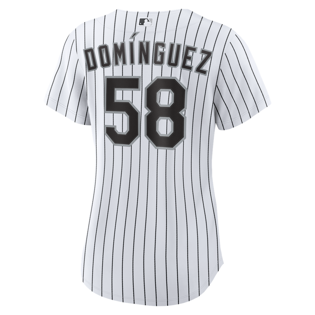 Chicago White Sox Seranthony Domínguez Nike White Home Replica Jersey for Women product image 3, provided for visual