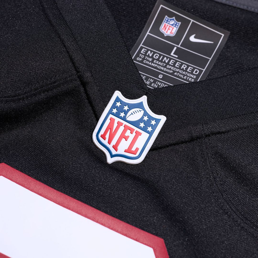Atlanta Falcons Michael Penix Jr. Nike Black Alternate Game Jersey product image 4, provided for visual reference and