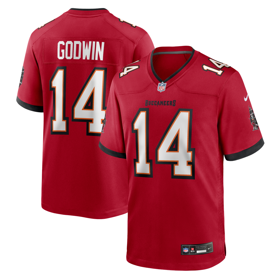 Tampa Bay Buccaneers Chris Godwin Nike Orange Throwback Game Jersey product image 13, provided for visual reference and